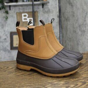 Goodfellow & Co Spencer Boot Size 7 Chelsea Duck Pull On Winter Men's Tan Brown